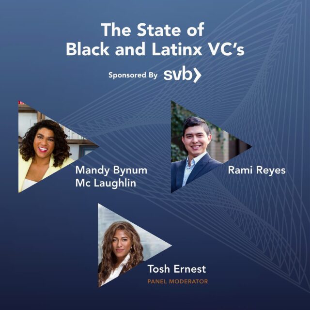 📢 New Venture Atlanta 2022 Panel Announced! 📢 Join us for "The State of Black and Latinx VC's" sponsored by Silicon Valley Bank.

During this discussion, two leading organizations representing diverse investors will delve into the total addressable market for Black and Latinx founders, the opportunities that are being left on the table, what's left unsaid, and some possible solutions.

Panel Members:
▶︎ Mandy Bynum Mc Laughlin: CEO of BLCK VC
▶︎ Rami Reyes: Co-Founder and Managing Director of NextEquity Partners 
▶︎ Tosh Ernest (Panel Moderator): Head of Access to Innovation at Silicon Valley Bank

Register today using the link in our bio to see this talk at #VA2022 (ticket prices go up starting next week!)👆